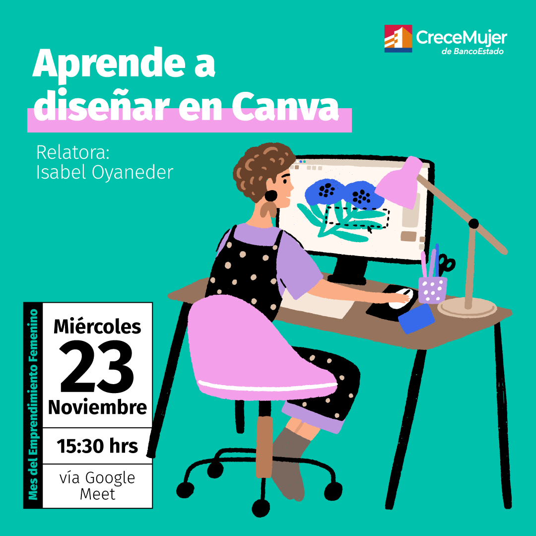 Aprende a diseñar en Canva Emprende de BancoEstado